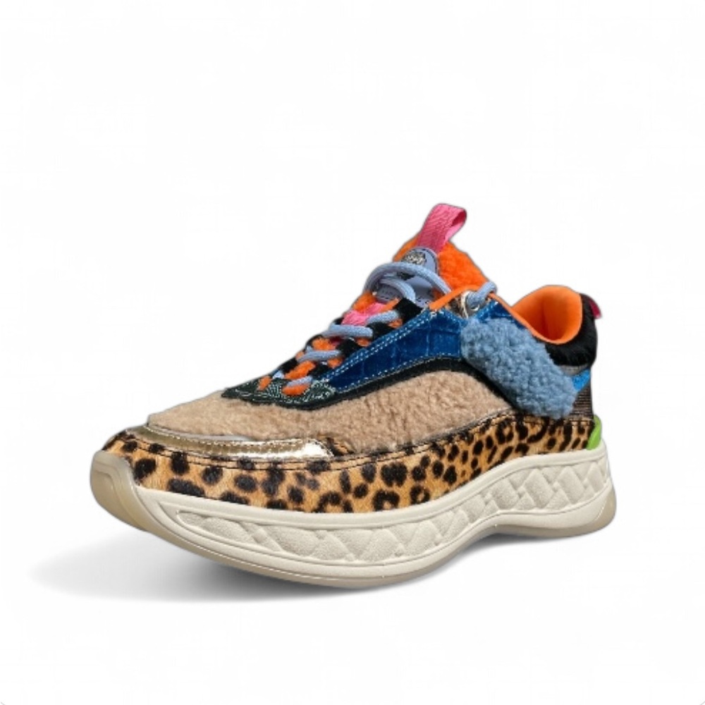 Leopard Print Multicolor Sneakers